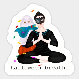 halloween. breathe Sticker